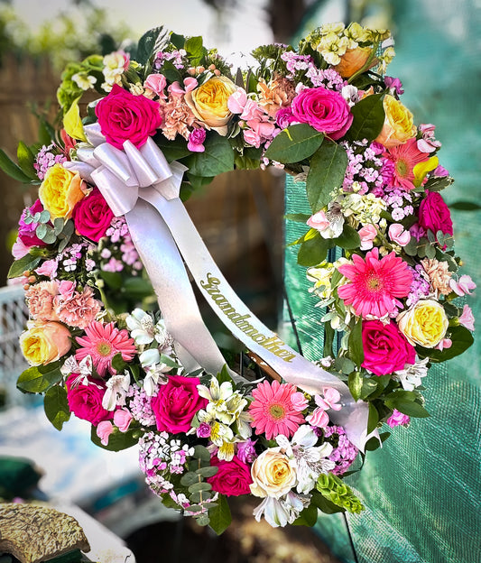 WREATH 18”  EASEL Mount