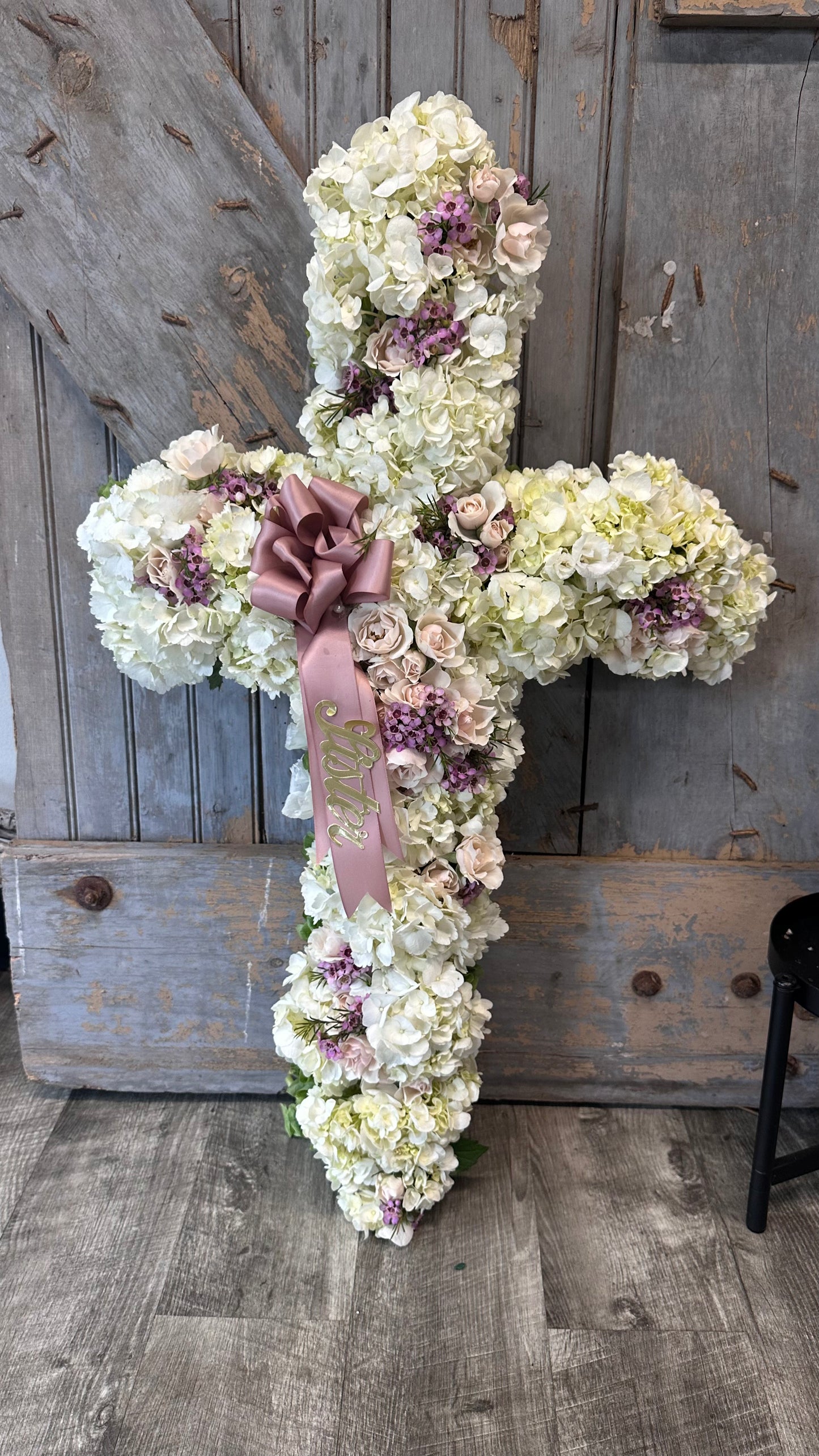 Sympathy Floral Cross