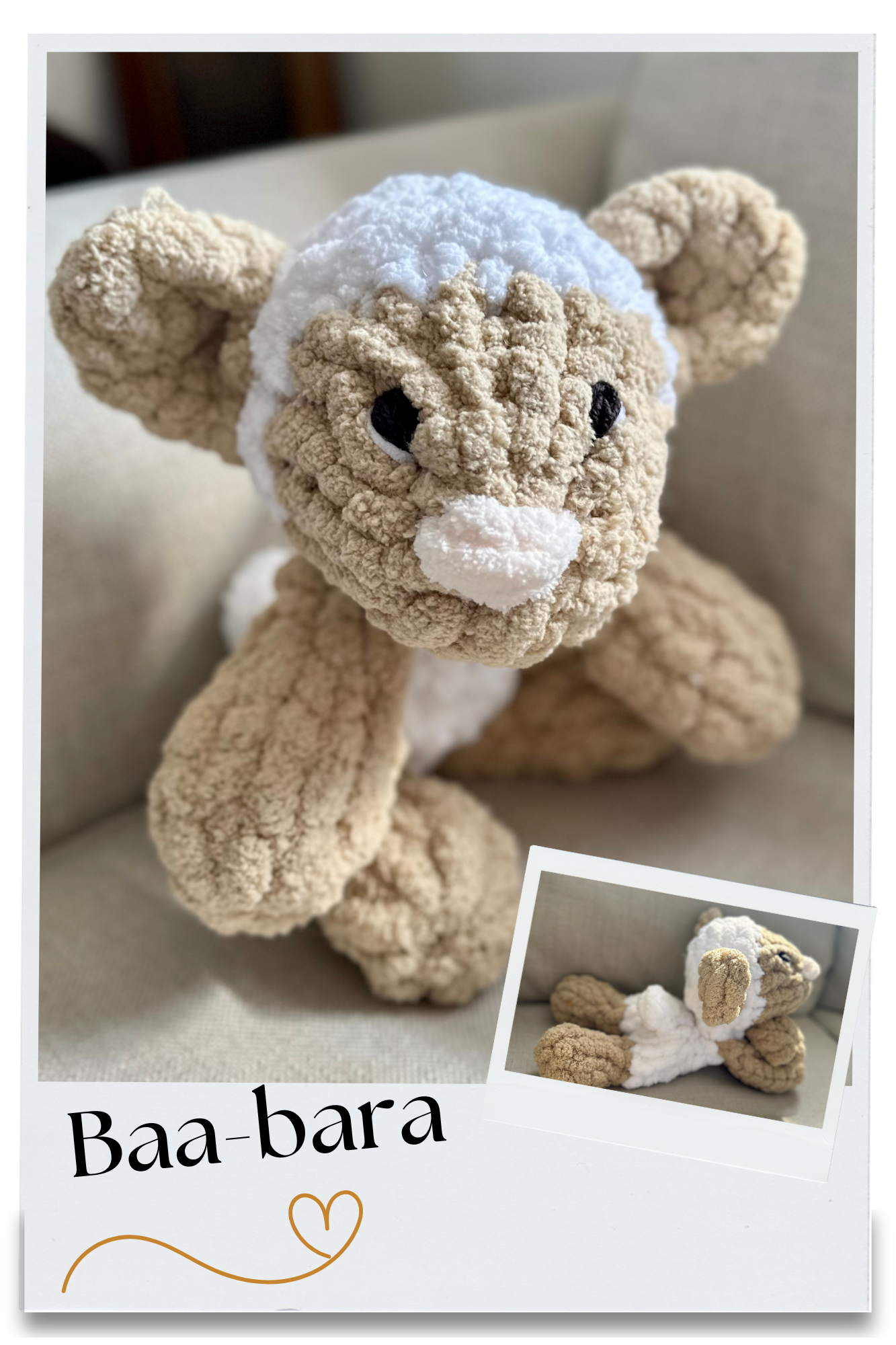 Hand Knit Baby Blanket Combo Stuffie